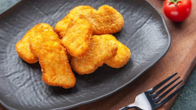 Hidangan lezat chicken nugget
