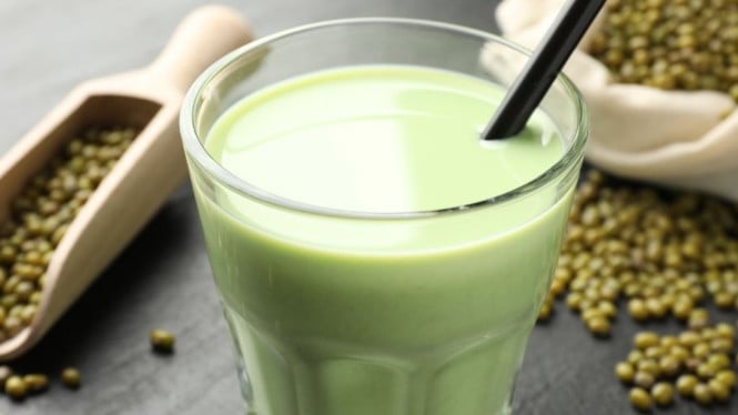 Sari kacang hijau minuman sehat vegan friendly