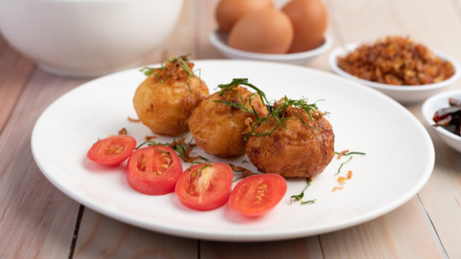 Bola-bola Sayur Digoreng Kembali Agar Lebih Crispy