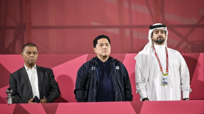 Ketum PSSI saksikan Timnas U17 lawan Brasil di Aspire Academy