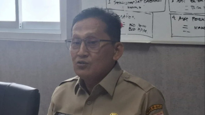 Kadisnakertrans DKI Syaripudin di Balai Kota