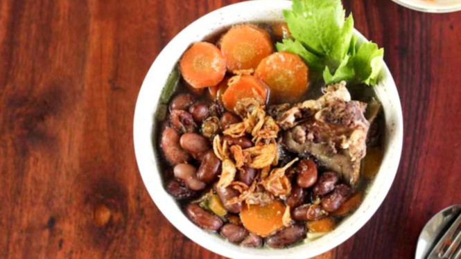 Sup kacang merah, comfort food sejuta umat.
