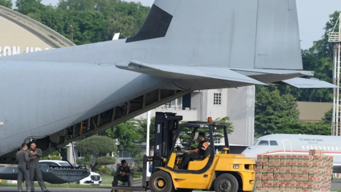 Posko Bantuan Bencana Sumatera di Lanud Halim Perdanakusuma