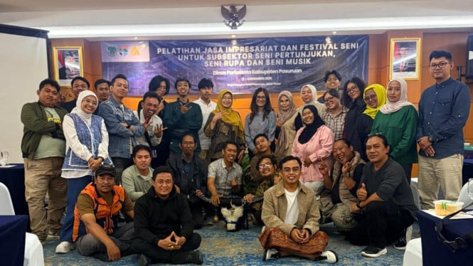 Para peserta pelatihan EO yang digelar Disparta Kab.Pasuruan