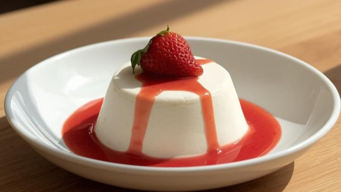Tofu pudding susu kedelai camilan keluarga