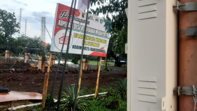 Kabel wifi ilegal tergantung usai dipotong Babinsa