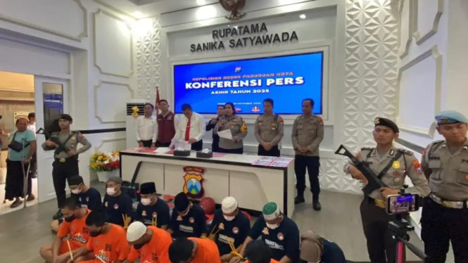 Polres Pasuruan Kota Gelar Rilis Anev gangguan Kamtibmas selama 2025
