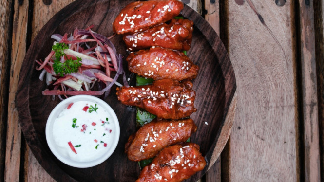 Caption: Homemade Chicken Wings Gurih Dan Sehat