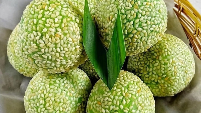 Onde onde pandan kacang hijau resep camilan