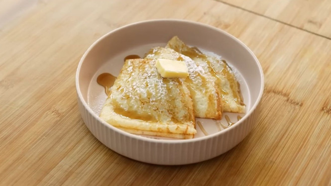 French crepes homemade, rasanya istimewa