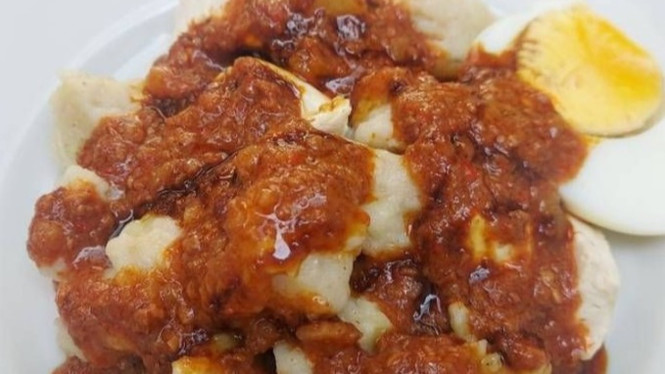 Bahan siomay ikan tenggiri bumbu kacang