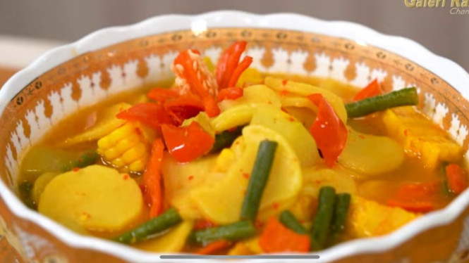 Nikmatnya sayur asem kemplang khas Palembang