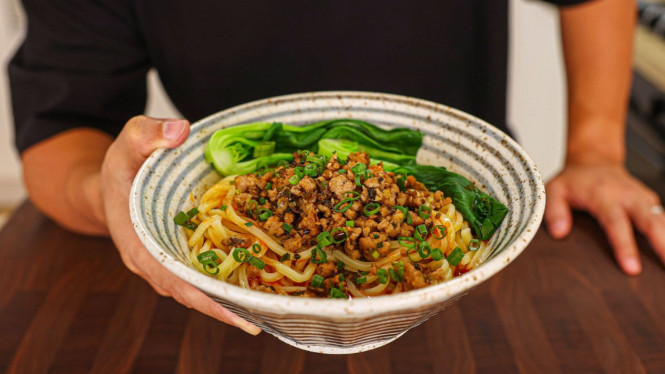 Sensasi pedas kebas mi sichuan  bikin nagih