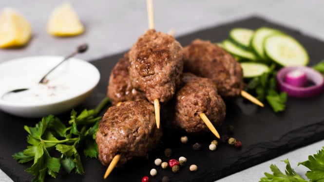 Kofta kebab yang unik
