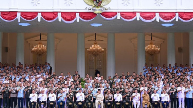 Menteri Pertahanan menghadiri Rapat Pimpinan TNI-Polri 2026