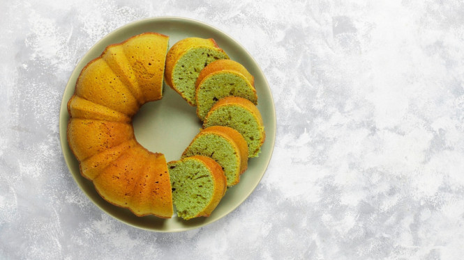 Bolu kukus pandan untuk takjil Ramadhan