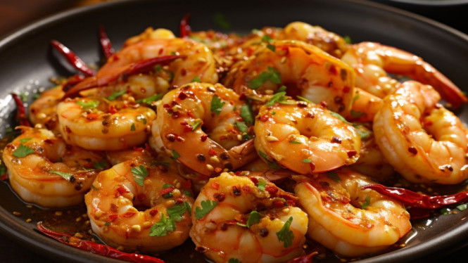 Resep tumis udang garlic yang simpel