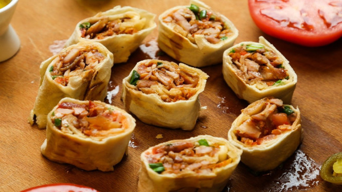 Resep pizza spring roll