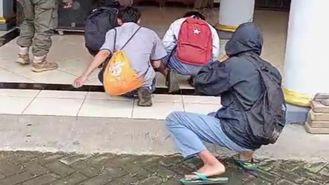 Empat pelajar yang terjaring razia