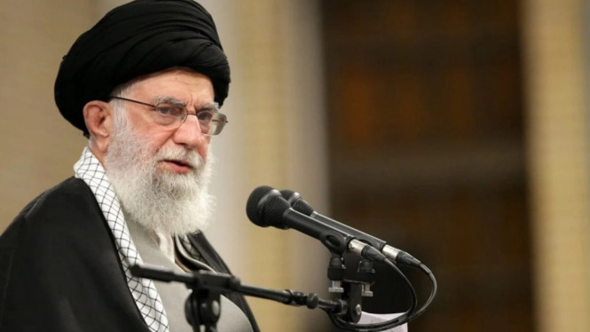 Pemimpin Tertinggi Iran, Ayatollah Ali Khamenei.