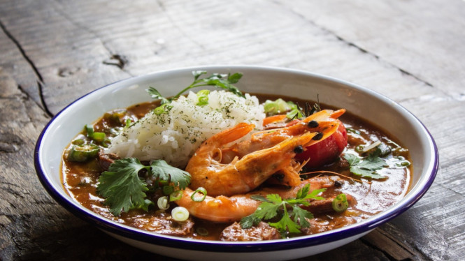 Nasi Curry Udang yang kental dan gurih