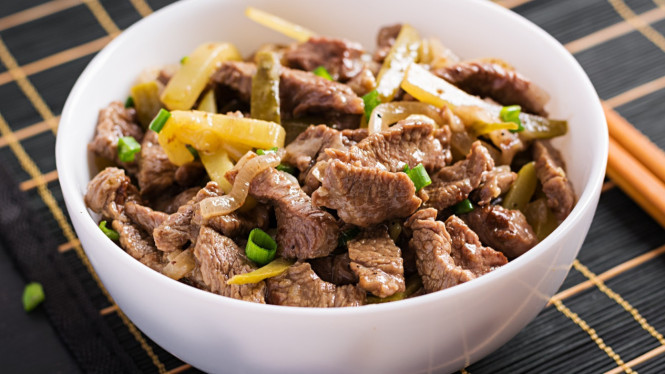 Resep Mongolian beef khas Taiwan
