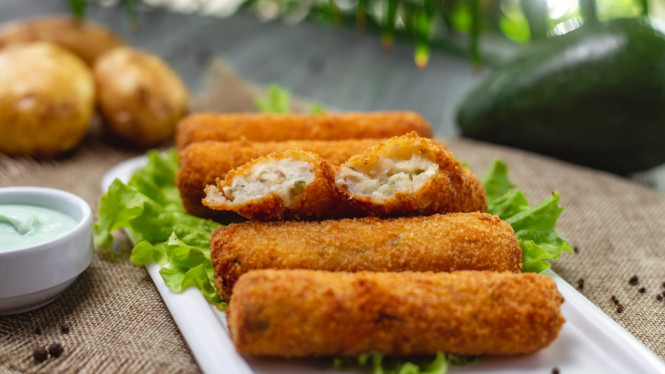 Resep crispy chicken bread yang unik