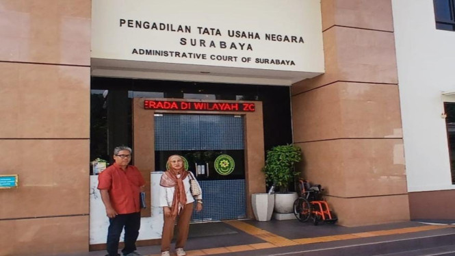 Pemilik Homestay setelah mengajukan gugatan di PTUN