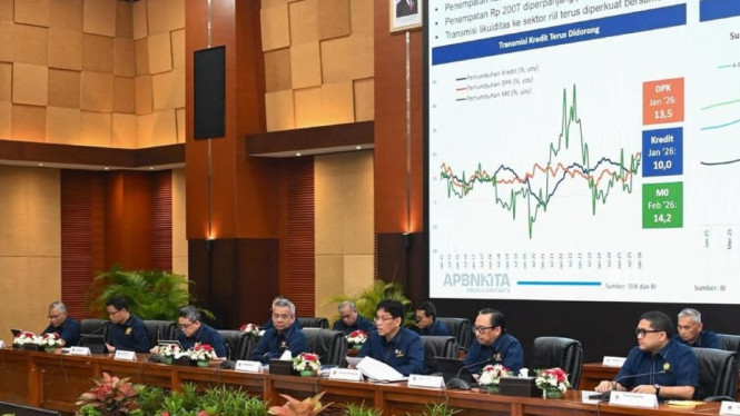 Konferensi Pers APBN KiTA di Jakarta.