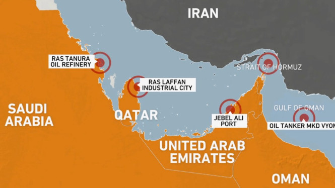 Selat Hormuz.