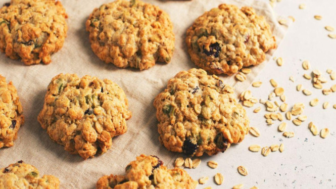 Granola cookies kue kering buat stok camilan