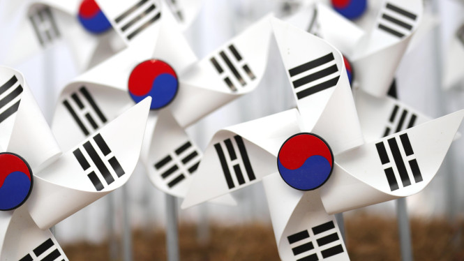 Ilustrasi negara Korea Selatan,