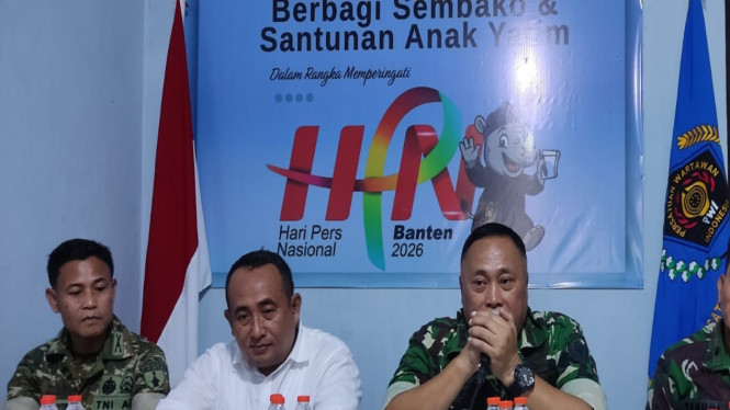 Letkol ATM Eko Budi Supriyanto saat memberikan sambutan
