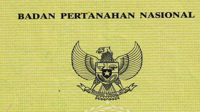 Ilustrasi sertifikat tanah