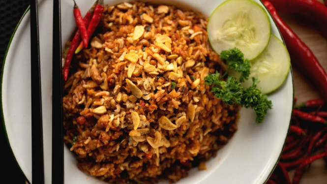 Nasi goreng kecap dengan aroma harum yang menggoda