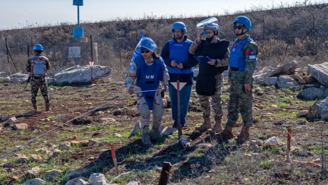 Pasukan penjaga perdamaian UNIFIL di Lebanon.
