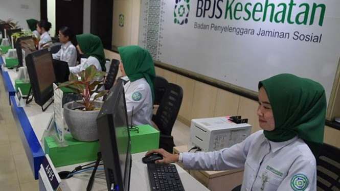 Ilustrasi ruang pelayanan BPJS Kesehatan