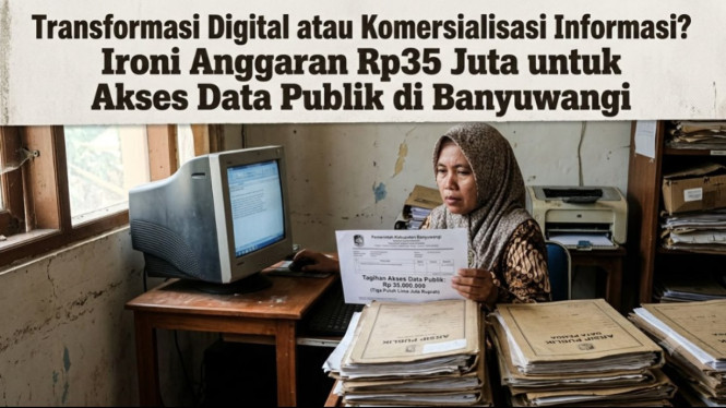 ransformasi Digital atau Komersialisasi Informasi? Ironi Anggaran Rp35 Juta untuk Akses Data Publik di Banyuwangi