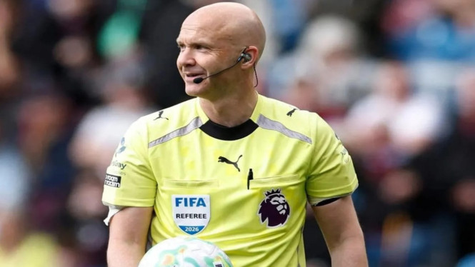 Wasit asal Inggris Anthony Taylor