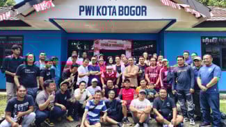 Kadispora Jabar Apresiasi Konsistensi Program Jumat Sehat PWI Kota Bogor