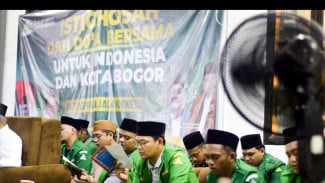 Ribuan Santri dan GP Ansor Kota Bogor Istighosah untuk Keselamatan Indonesia