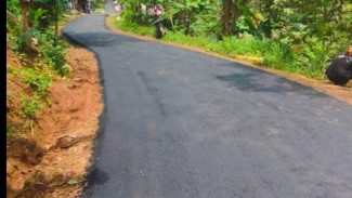 Ucapan Terima Kasih Pemerintah Desa Banyuasih atas Program Pembangunan Jalan Beton