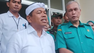 Atap SMKN 1 Cileungsi Roboh, KDM Janji Bangun Ruang Kelas Baru Besok
