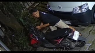 Sadis! Cuma 20 Detik, Motor Pegawai Pengadaan di Citeureup Digondol Maling
