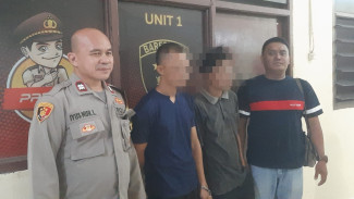 Terekam CCTV Saat Beraksi, Dua Orang Pelaku Curanmor Berhasil Diringkus Warga