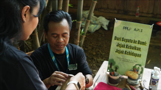 Circular Economy Dimulai Dari Sepatu Usang, Aksi Peduli Lingkungan Jurnalis-PPLI