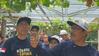 Pembibitan Katar di Bogor, Mensos : Contoh Ketahanan Pangan