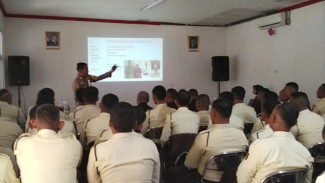 Polsek Nanggung Latih Petugas Keamanan PT Antam UBPE Pongkor Tangani Tindak Pidana