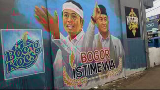 Warga Kecamatan Leuwiliang Lukis Sosok Dedi Mulyadi dan Rudy Susmanto sebagai Bentuk Apresiasi Kepemimpinan Pro-Rakyat