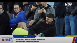 Perampasan Bendera Palestina Warnai Laga Italia vs Israel